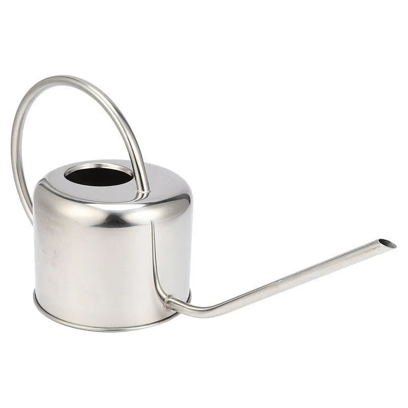 Stainless steel 2 litre watering can with long spout for garden watering