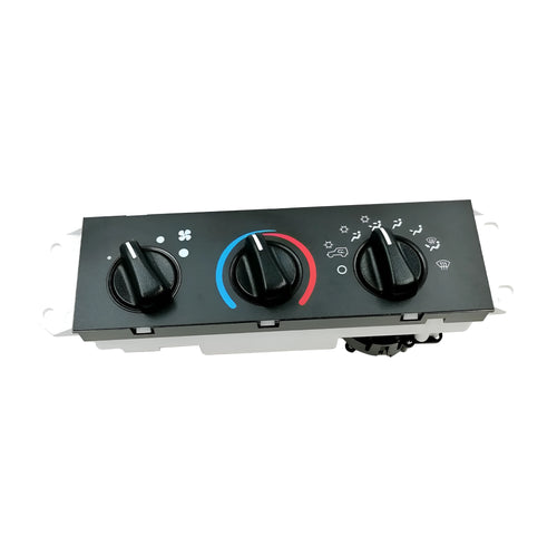 Black automotive air conditioning control panel for Jeep Wrangler 2005-2006 models OE 55056558AA