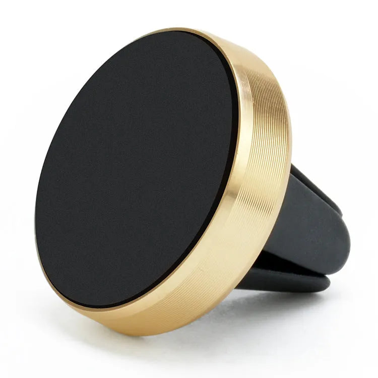 Magnetic car air vent phone holder in multiple colours showing 33.5x30mm size