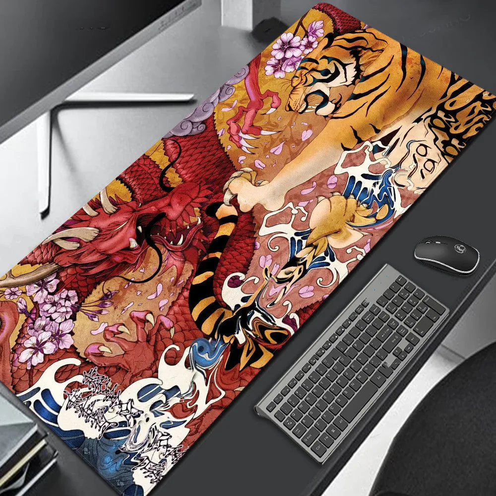 Lightweight printed rubber gaming mouse pad in sizes from 300x600mm to 400x900mm