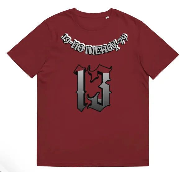 Men's black casual T-shirt with a 3D digital print design on the front.