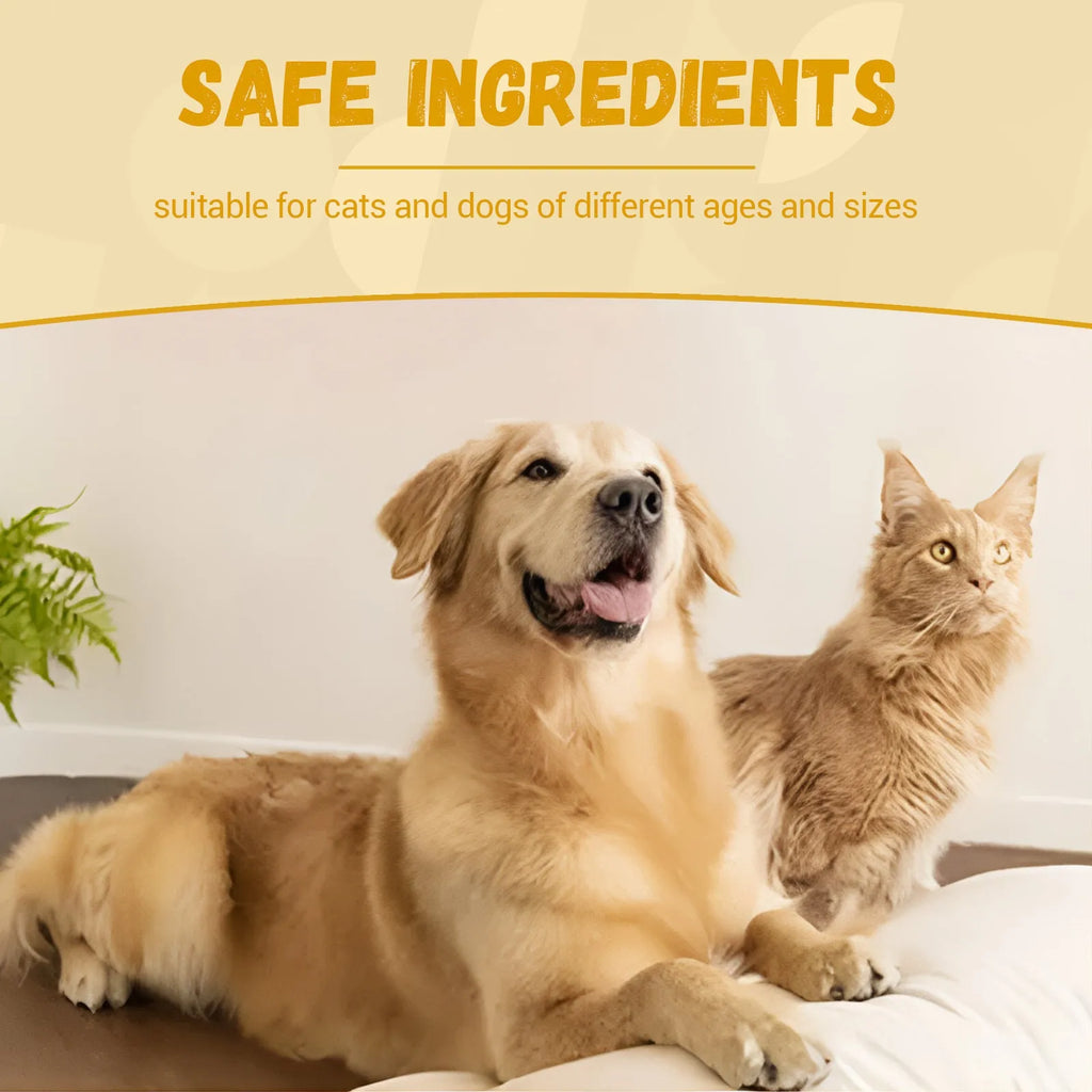 60ml pet nutritional supplement bottle with dandelion, Echinacea, cranberry, astragalus and Shuta root extracts