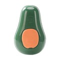 Handheld pet grooming spray brush with massage comb in avocado green colour
