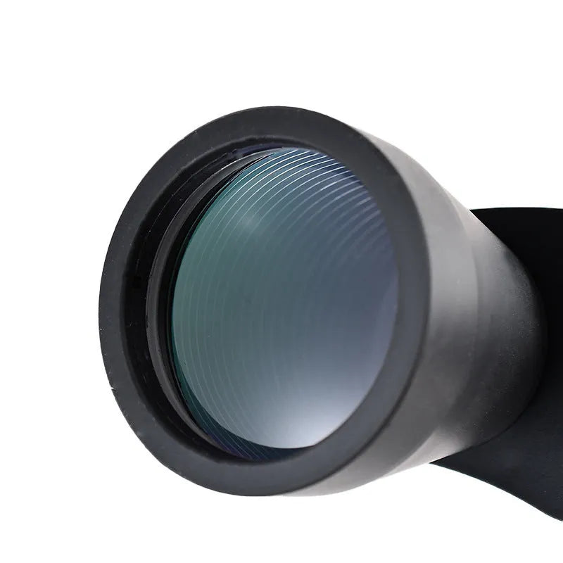 High power binocular telescope with continuous zoom for outdoor observation