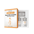 Micro needle body shaping roller with two 10ml essence bottles containing ginger extract and acetyl hexapeptide-8