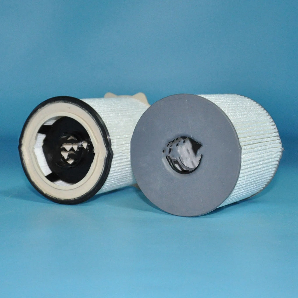 White diesel fuel filter and oil-water separator kit for RAM 1500 to 5500 series trucks