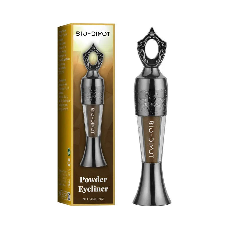 Smooth liquid eyeliner 2g in black, blue, brown, and green shades with precision tip