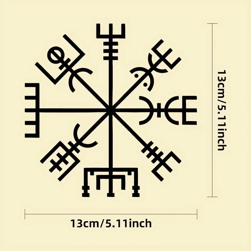 13x13cm square vinyl car and notebook sticker with peel-and-stick backing