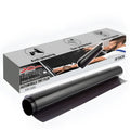 Black plastic anti-peeping car window film measuring 50x8x3cm