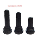 Black copper brass tyre valve nozzles TR412 TR413 TR414 for car tyre inflation and vacuum connection