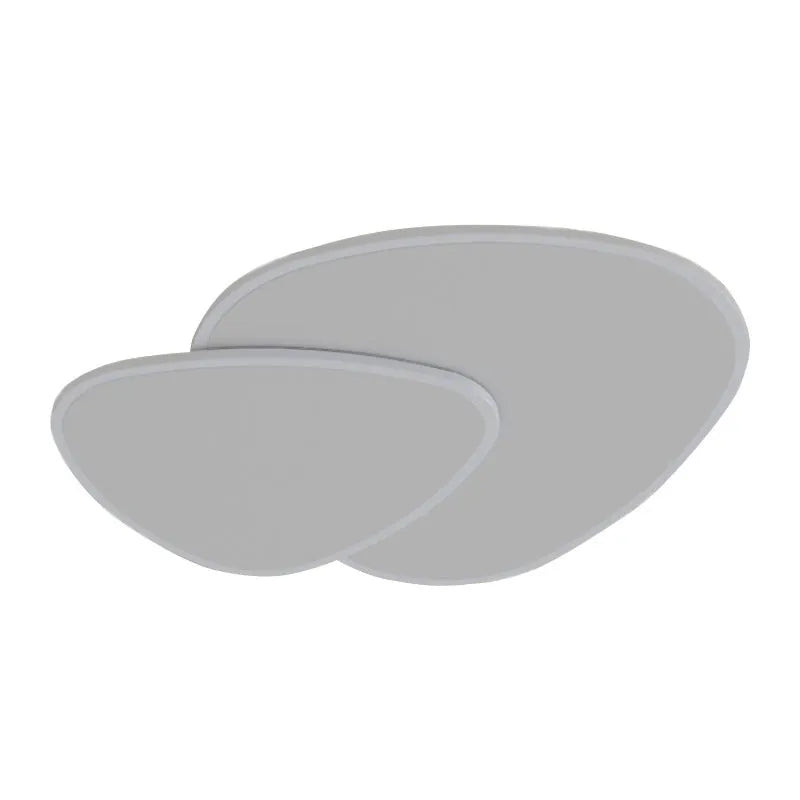 White triangle ceiling lamp in 40cm or 50cm size, 111V-240V household bedroom light