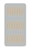 Box of non-adhesive eyelid stickers in three sizes for double eyelid creation