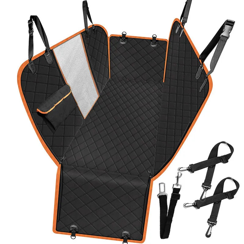 Car anti-dirty simple pet rear dog mat 147x137x40cm cloth cushion for large and medium dogs