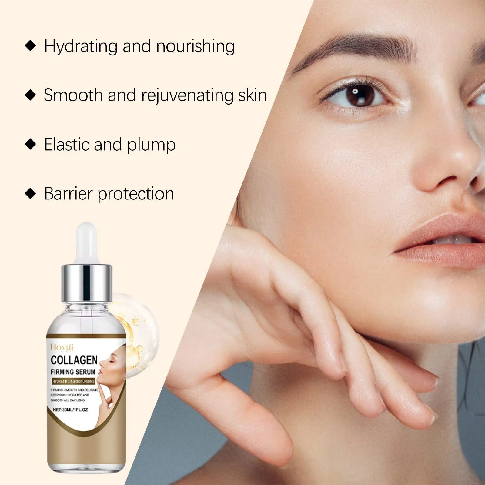 30ml collagen firming care solution bottle for contact lens maintenance