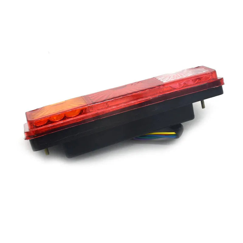 Black semi-closed electric tricycle taillight for 12V and 48-60V systems.