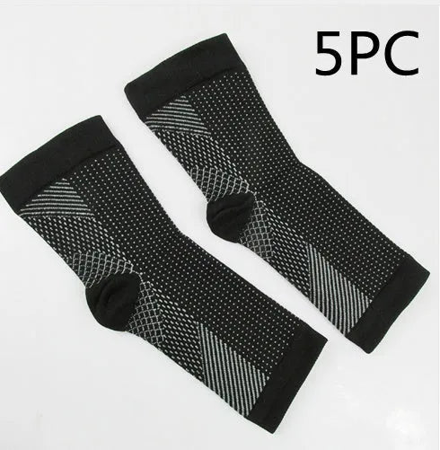 Compression foot sleeve for men women anti fatigue ankle support breathable nylon moisture wicking