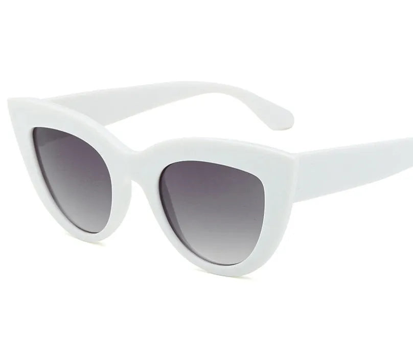 Black frame double grey fashion sunglasses with AC lenses and UV400 protection