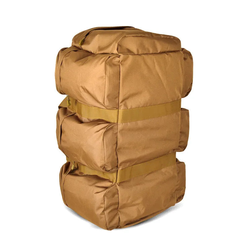 Outdoor sports multifunctional mountaineering tactical backpack in camouflage pattern, made from Oxford cloth