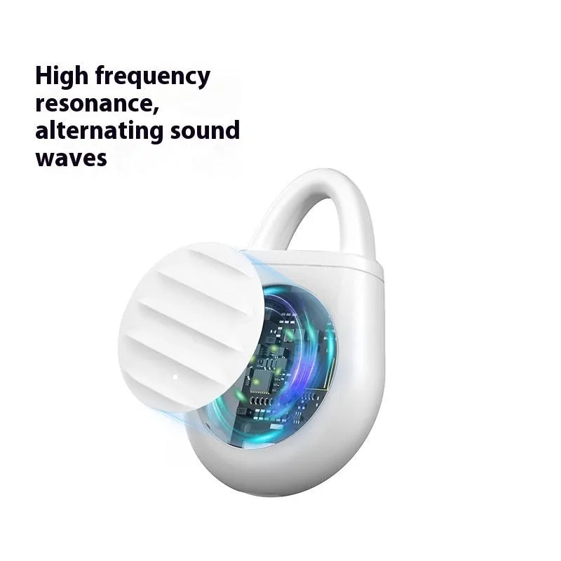 Ultrasonic bird dispeller for home balcony in black, white or yellow, with sound and sound-light modes