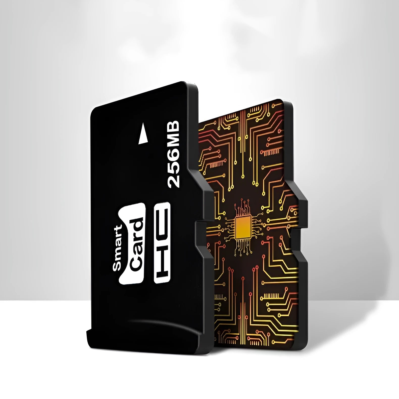 TF series 256MB memory card in its packaging, dimensions 11x15x1mm.