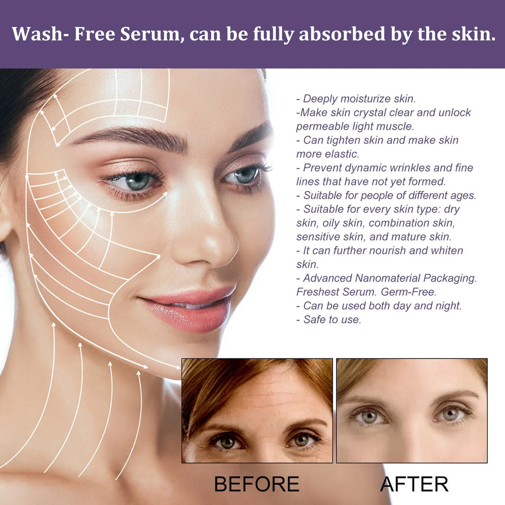 30ml collagen anti-aging firming essence with hyaluronic acid, collagen, peptide and Matrixyl 3000+ complex