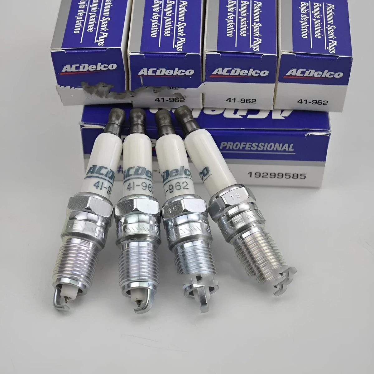 Iridium gold spark plug 41-962 for Buick Chevrolet Hummer, single pack ignition replacement part