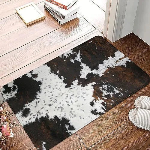 Personalised flannel floor mat in a square shape with a choice of coastal or animal prints.