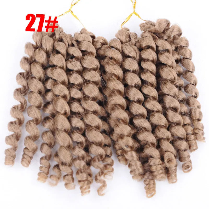 Lady's short curly wig with Risi hairline, available in multiple colours including 1B, 2, 27, 30, 350, 4, 530, 99J, Grey, Purple, Red