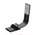 Folding LED book light, black plastic, 205x40x9mm, USB rechargeable, frosted panel, for Kindle reading