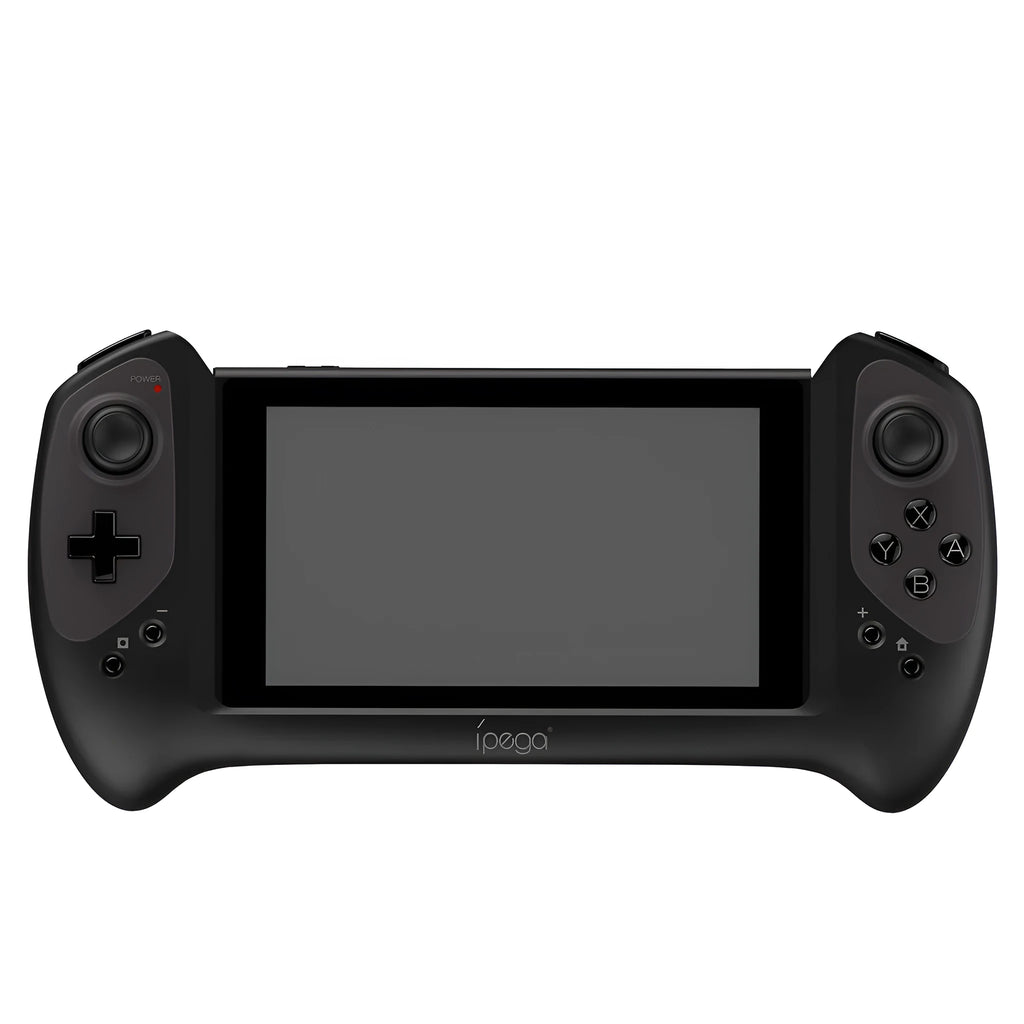 Black wireless Bluetooth gamepad controller for Nintendo Switch with ergonomic grip.