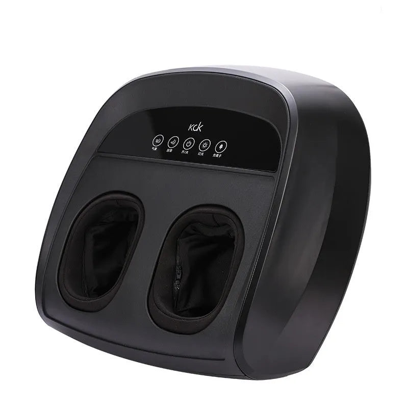 Flip automatic foot sole massager in red, black or white colour with infrared physiotherapy function