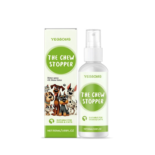 The Chew Stopper anti-chew spray for pets 50ml bottle