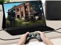 Ultrathin 15.6-inch IPS 1080p monitor with narrow border and HDMI interface in black finish