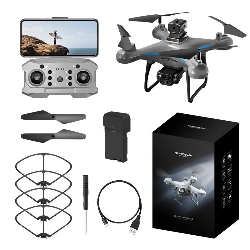 UAV HD drone for aerial photography with four-side obstacle avoidance and optical flow positioning, plastic, under 30cm