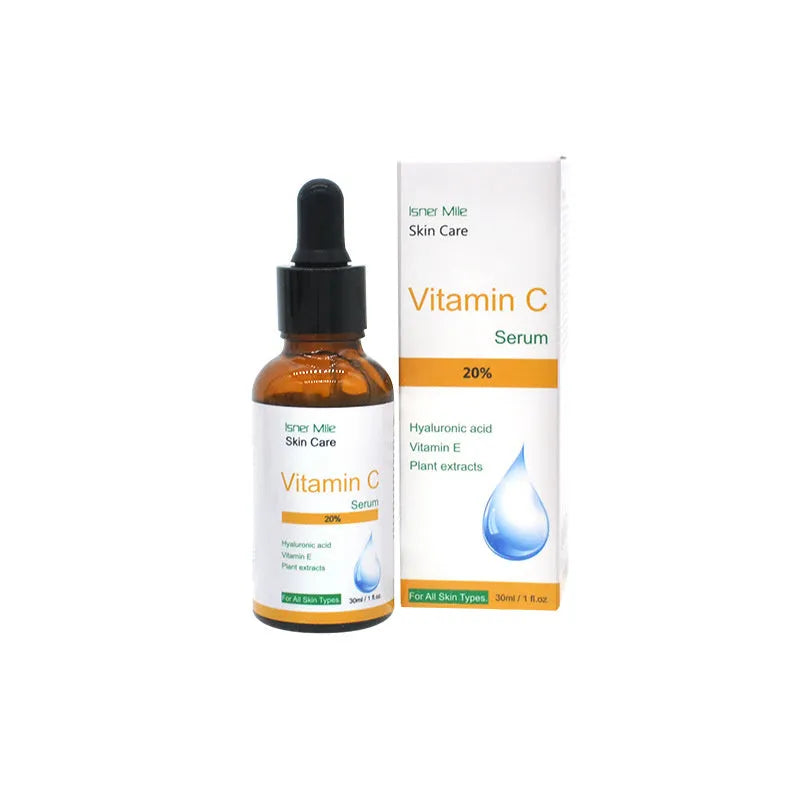 30ml bottle of vitamin C undiluted brightening and firming face essence serum.