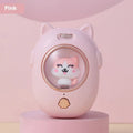 Pink and yellow pet comb laser toys for cats and dogs with comb attachment and laser pointer