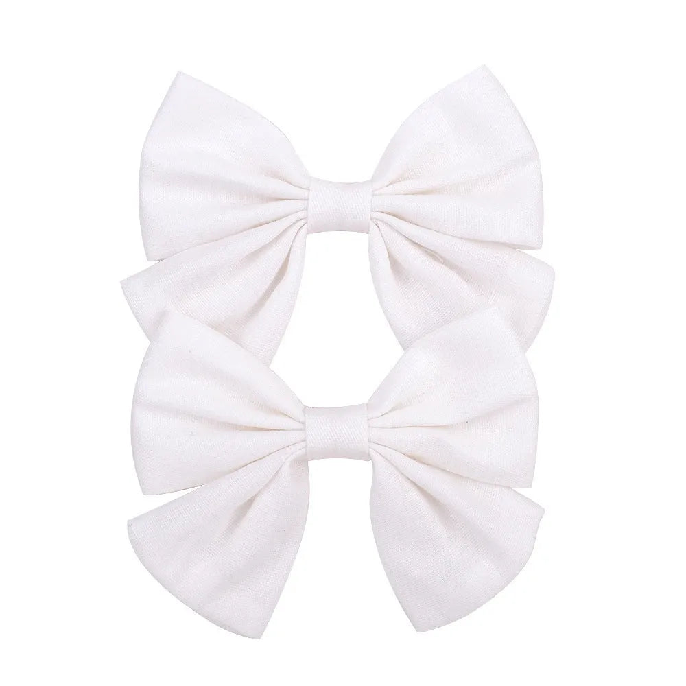 Handmade duckbill hair clip bowknot design children European American style individually packed