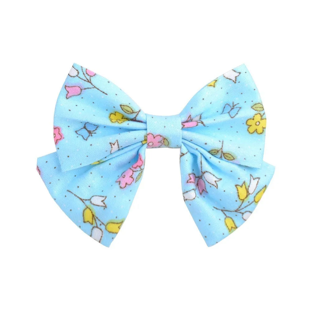 Handmade duckbill hair clip bowknot design children European American style individually packed