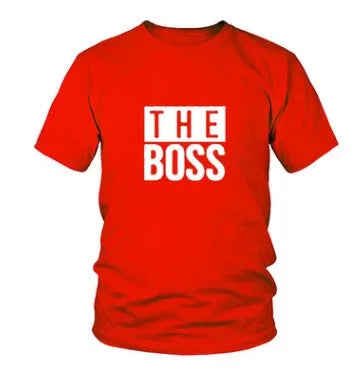 Men's loose fit round neck t-shirt on a hanger, showing short sleeves and a blank front for custom printing.