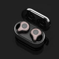 Wireless TWS Bluetooth earbuds with charging case in six colour options