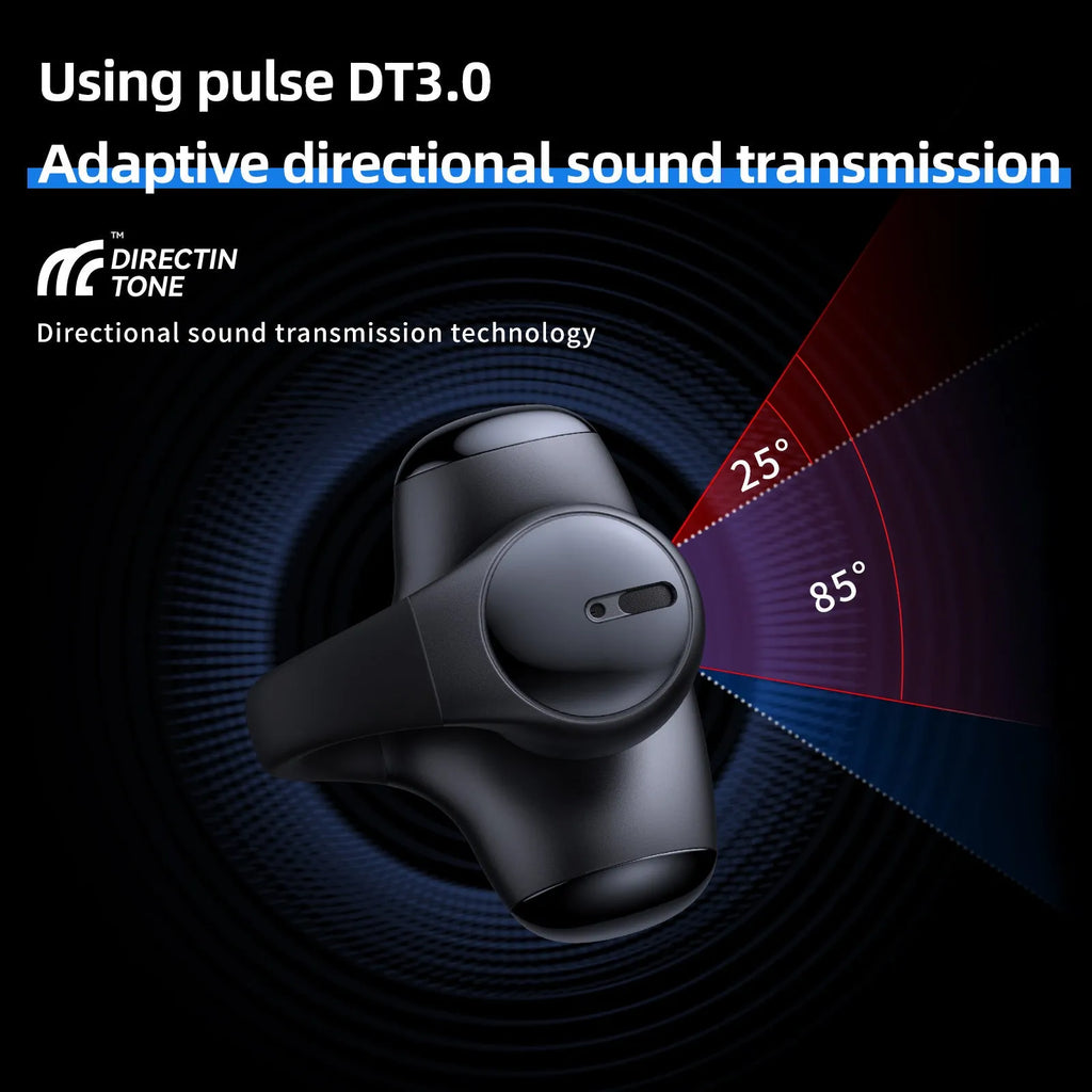 T306 black and white Bluetooth wireless sports gaming headset with ear hook design