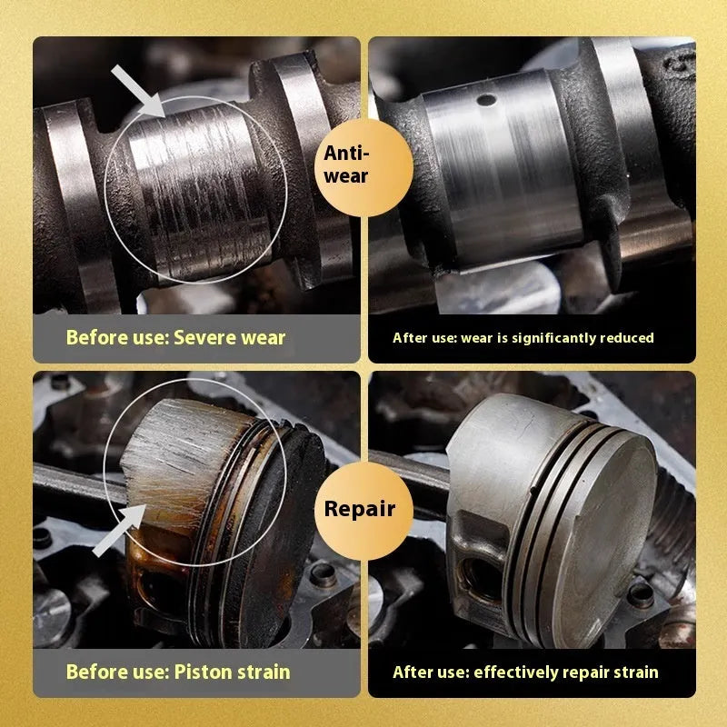 60ml engine anti-wear oil additive in white cover container for petrol and diesel engines