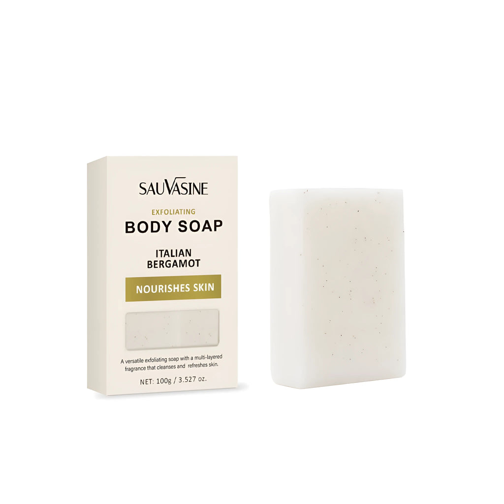 Exfoliating body deep cleansing manual bath soap 100g bar SWX-A386 colour