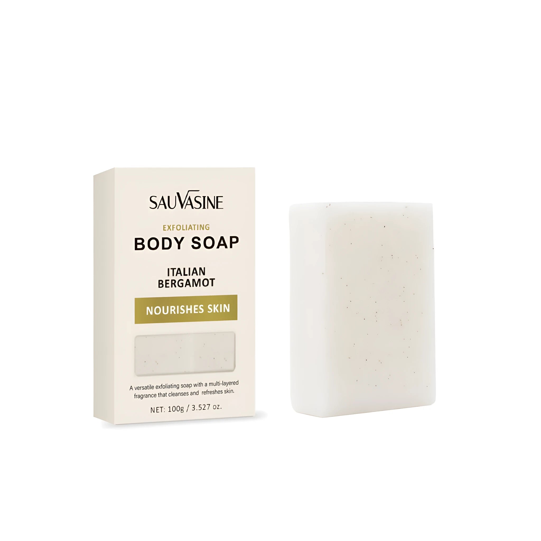 Exfoliating body deep cleansing manual bath soap 100g bar SWX-A386 colour