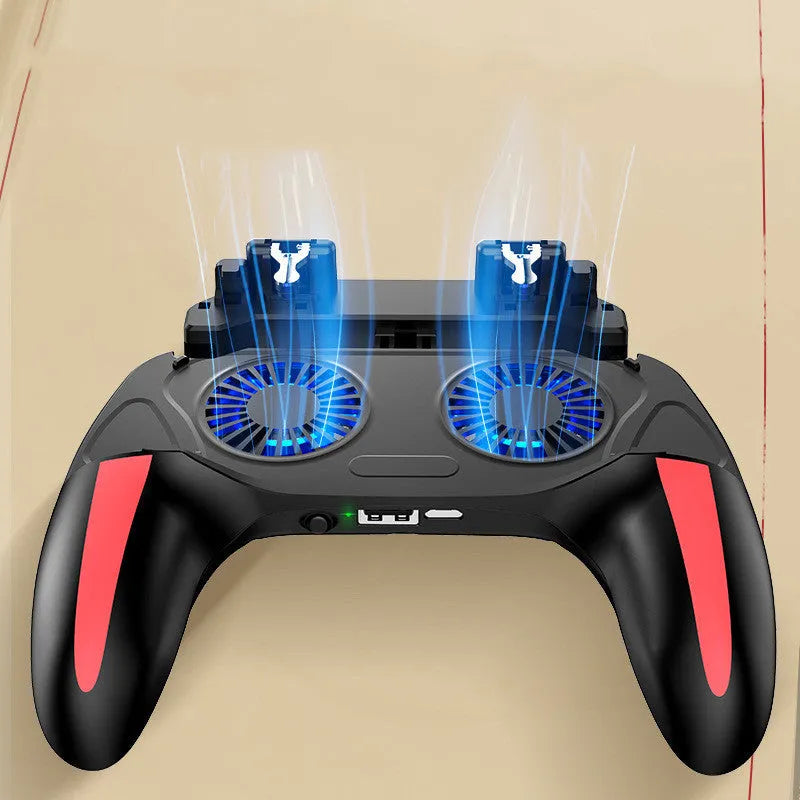 H10 smartphone cooling fan accessory for 4.7-6.5 inch mobile phones in ABS plastic