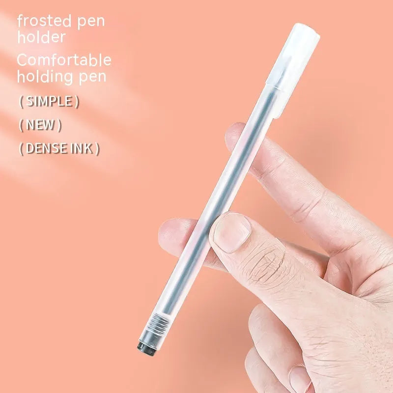 Box containing twelve coloured gel pens with 0.5mm fine tips for journal writing and organisation