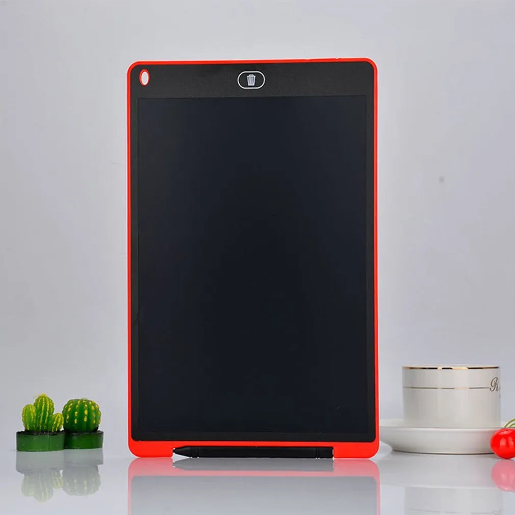 LCD electronic writing board for children with stylus pen on pressure-sensitive screen