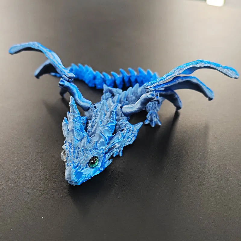 Flying Dragon Wings decoration toy in PLA plastic, showing detailed wing design and colour options.