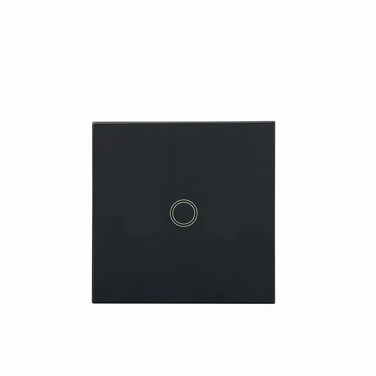 86 type touch switch with tempered glass panel in black, golden, and white colour options