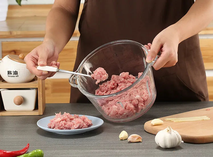 Multifunctional meat grinder and food processor, 2 speed, 220V, under 10L, 37.5 x 20.5 x 18.5cm